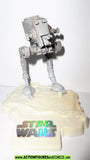 star wars titanium AT-ST walker HOTH 2006 galoob white metals