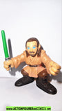 STAR WARS Galactic heroes QUI GON JINN 2004 complete pvc