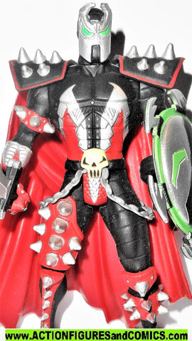 Spawn MEDIEVAL SPAWN 1994 series 1 black silver repaint complete todd mcfarlane toys action figures