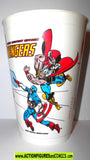 Marvel slurpee cup AVENGERS 1977 thor ironman super heroes