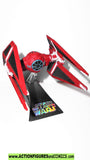 star wars titnaium TIE FIGHTER Royal Guard INTERCEPTOR 2006 red