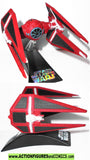 star wars titnaium TIE FIGHTER Royal Guard INTERCEPTOR 2006 red