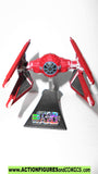 star wars titnaium TIE FIGHTER Royal Guard INTERCEPTOR 2006 red
