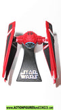 star wars titnaium TIE FIGHTER Royal Guard INTERCEPTOR 2006 red