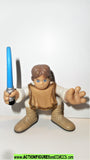 STAR WARS galactic heroes LUKE SKYWALKER w poncho complete 4