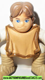 STAR WARS galactic heroes LUKE SKYWALKER w poncho complete 4