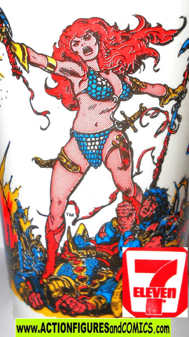 Marvel slurpee cup RED SONJA Conan super heroes