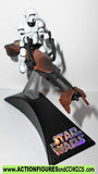 star wars titnaium SPEEDER BIKE with BIKER SCOUT 2006 complete