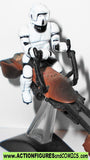 star wars titnaium SPEEDER BIKE with BIKER SCOUT 2006 complete