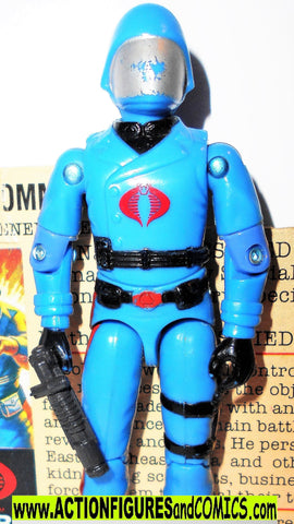 Gi joe COBRA COMMANDER 1983 100% COMPLETE file card vintage