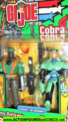 gi joe HEAVY DUTY Cobra HEAVY WATER R gijoe 2003 spytroops eel moc