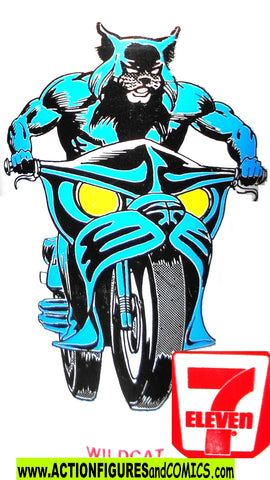 DC slurpee cup WILDCAT 1973 jsa vintage super heroes