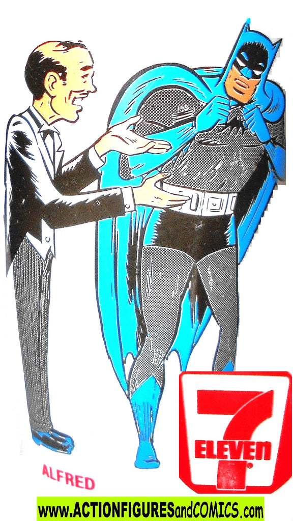 DC slurpee cup ALFRED 1973 batman vintage super heroes ...