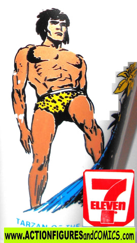 DC slurpee cup TARZAN 1973 lord of the apes super heroes