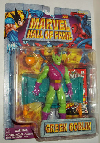 MARVEL hall of fame GREEN GOBLIN new moc 1997 spider-man universe toy biz