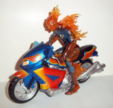 marvel legends HUMAN TORCH with MOTORCYCLE complete fantastic four