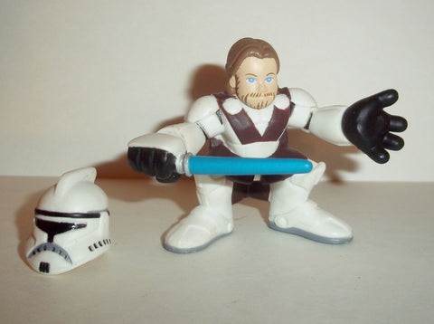 STAR WARS galactic heroes OBI WAN KENOBI general CLONE WARS removable helmet complete