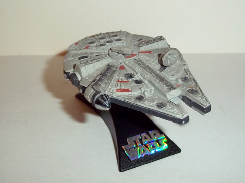 star wars titanium MILLENNIUM FALCON battle damaged complete