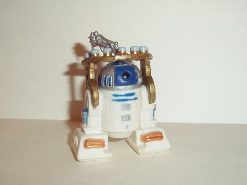 STAR WARS galactic heroes R2-D2 jabba desert skiff w tray complete