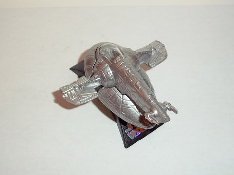 star wars titanium SLAVE 1 boba fett's SILVER raw metal exclusive