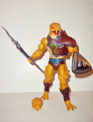 masters of the universe SNAKE MEN WARRIOR brown armor classics complete she ra princess of power he-man