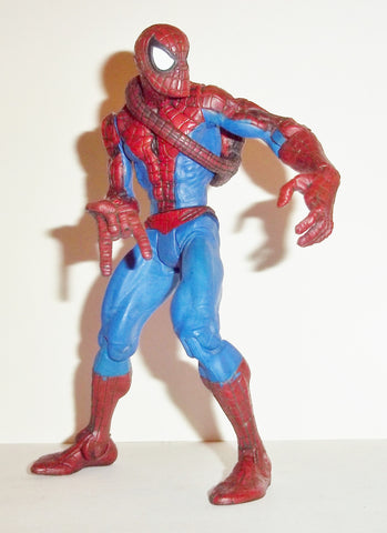 marvel legends SPIDER-MAN with web backpack pack toy biz fig
