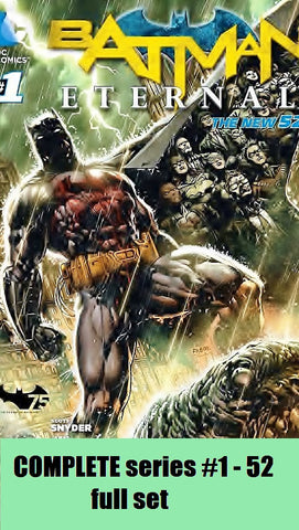 DC comics BATMAN ETERNAL # 1 - 52 Complete series full run lot set