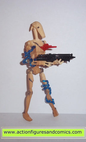 star wars action figures BATTLE DROID arena battle white 2002 hasbro toys attack of the clones