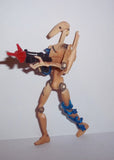 star wars action figures BATTLE DROID arena battle white 2002 hasbro toys attack of the clones