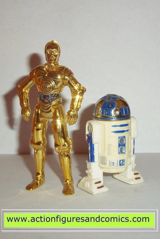 R2-D2 & C-3PO droids star wars action figures kenner hasbro toys vintage