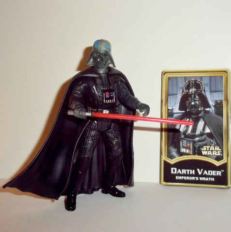 star wars action figures DARTH VADER emperor's wrath power of the jedi