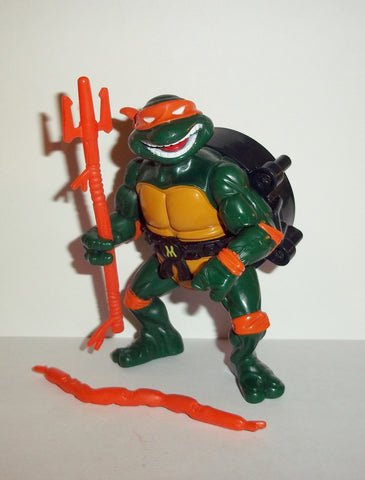 teenage mutant ninja turtles MICHAELANGELO TALKIN MIKE complete 1991 vintage tmnt #5212