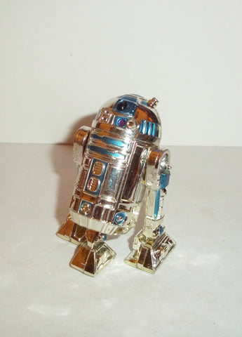 star wars action figurs R2-D2 CHROME SILVER anniversary