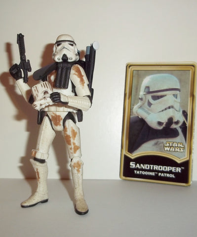 star wars action figures SANDTROOPER power of the jedi 2000