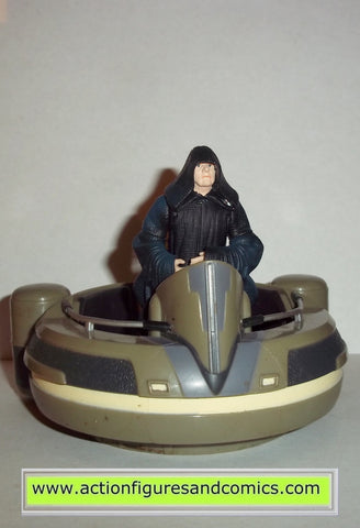 star wars action figures SENATE POD w DARTH SIDIOUS EMPEROR PALPATINE hasbro toys