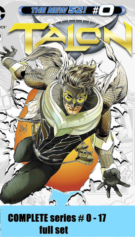DC comics TALON #0, 1 - 17 batman Complete series full run lot set