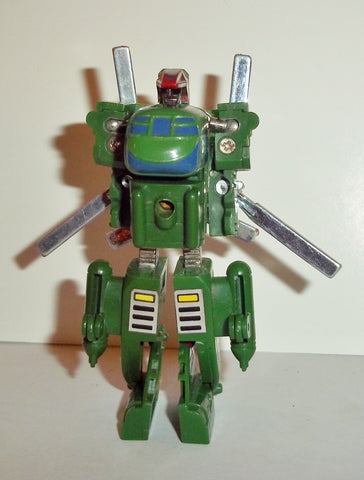 gobots TWIN SPIN european GREEN variant complete vintage 1983