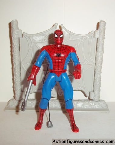 Spider-man the Animated series WEB TRAP SPIDER-MAN 1995 kaybee toys toy biz action figures nocata