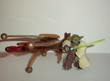 star wars action figures YODA #3 firing cannon revenge of the sith